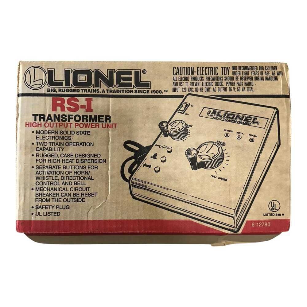 Lionel 6-12780 RS-I High‎ Output Power Unit AC Transformer Controller Open Box